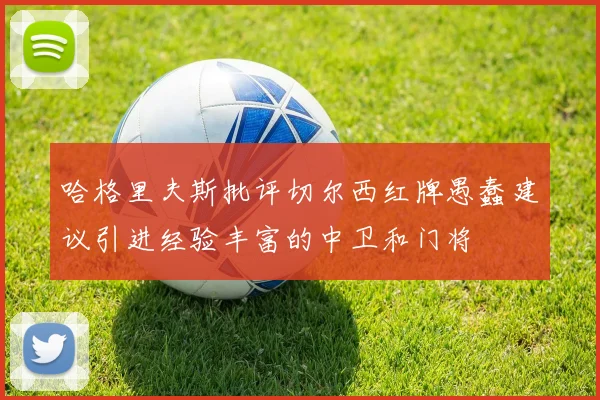 哈格里夫斯批评切尔西红牌愚蠢建议引进经验丰富的中卫和门将